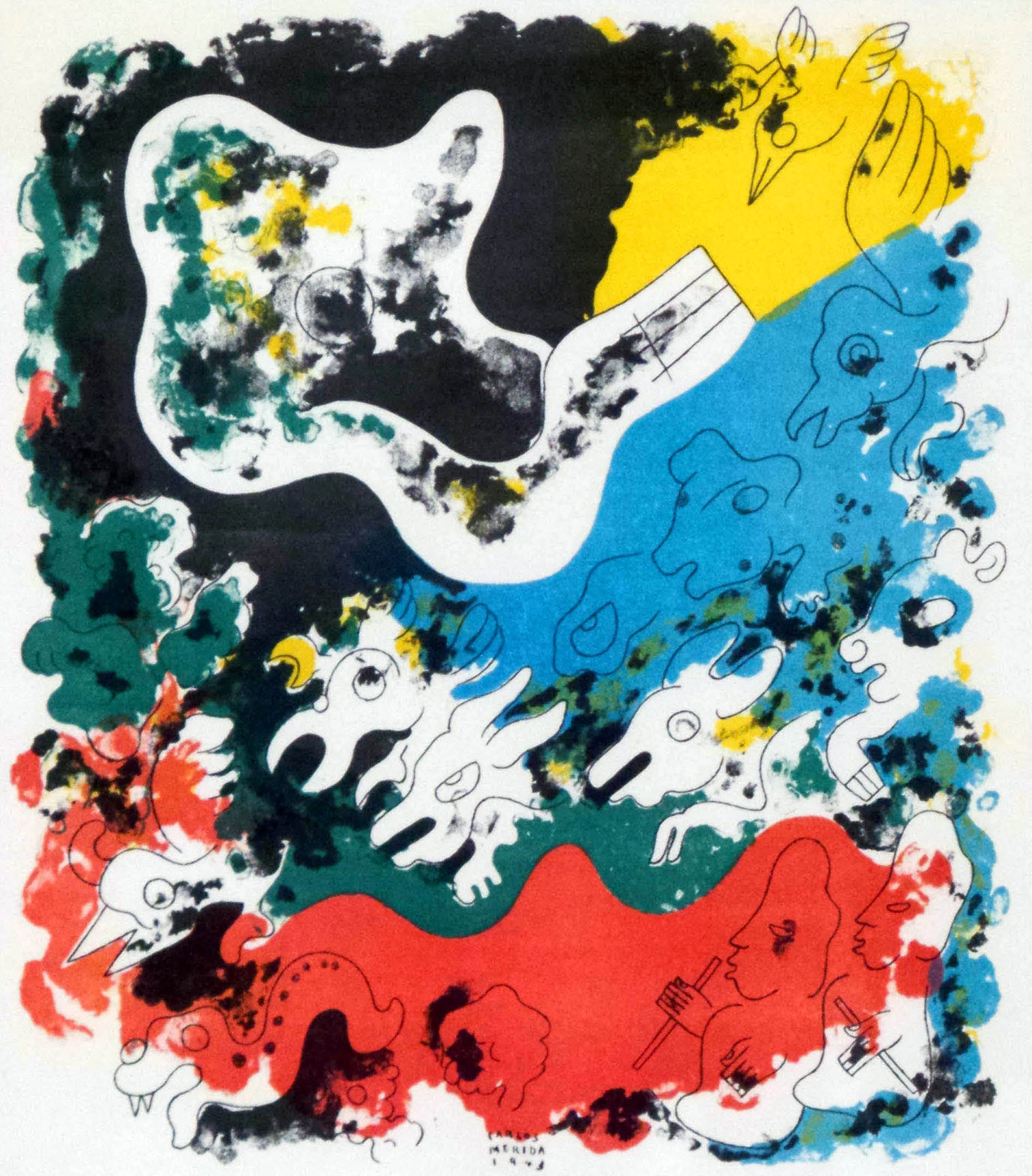 Estampas del Popol-Vuh- By Carlos Merida (1of 10) | Modernism